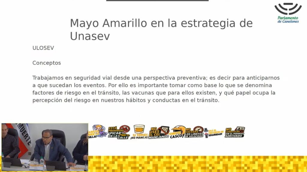 4° Edicion - Simposio de Seguridad Vial "Luis Goggia" 3 Aníbal Pintos - Mayo Amarillo UNASEV